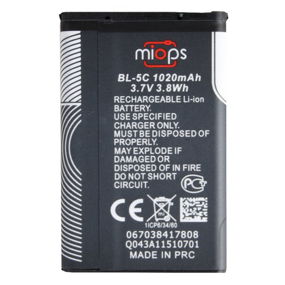 Miops Batterie de Rechange BL-5C — 3