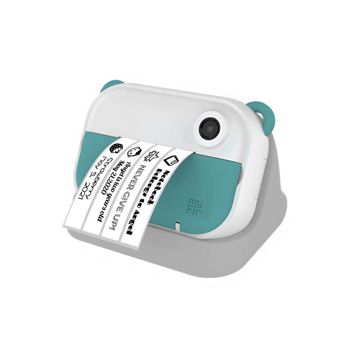 myFirst Caméra Insta Wi Bleu-vert + gratuit Wi Thermal Sticker Motif de couleur