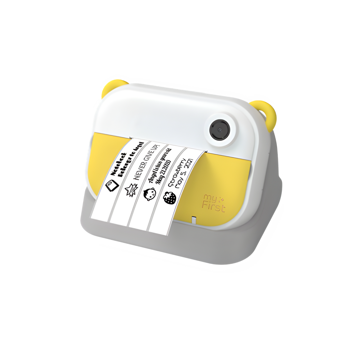 myFirst Camera Insta Wi Jaune + Gratuit Wi Thermal Sticker Motif de couleur