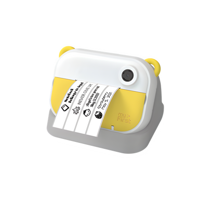 myFirst Camera Insta Wi Jaune + Gratuit Wi Thermal Sticker Motif de couleur