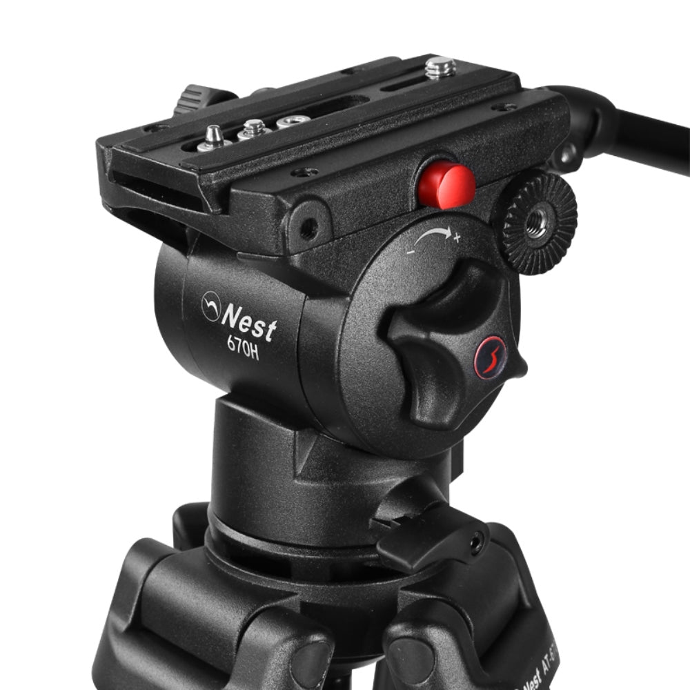 Nest Trépied Vidéo NT-670 + Tête Amortie par Fluide — 6