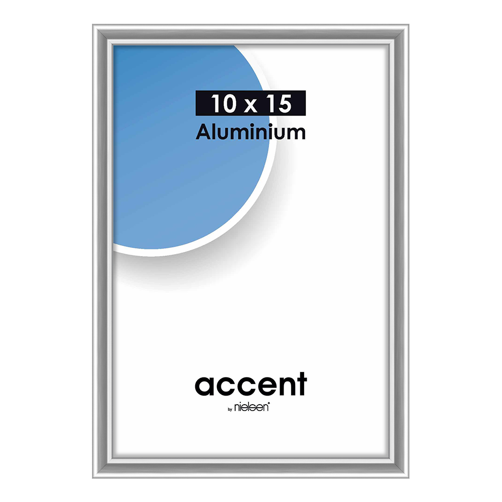 Nielsen Cadre Photo 51223 Accent Argent Brillant 10x15 cm