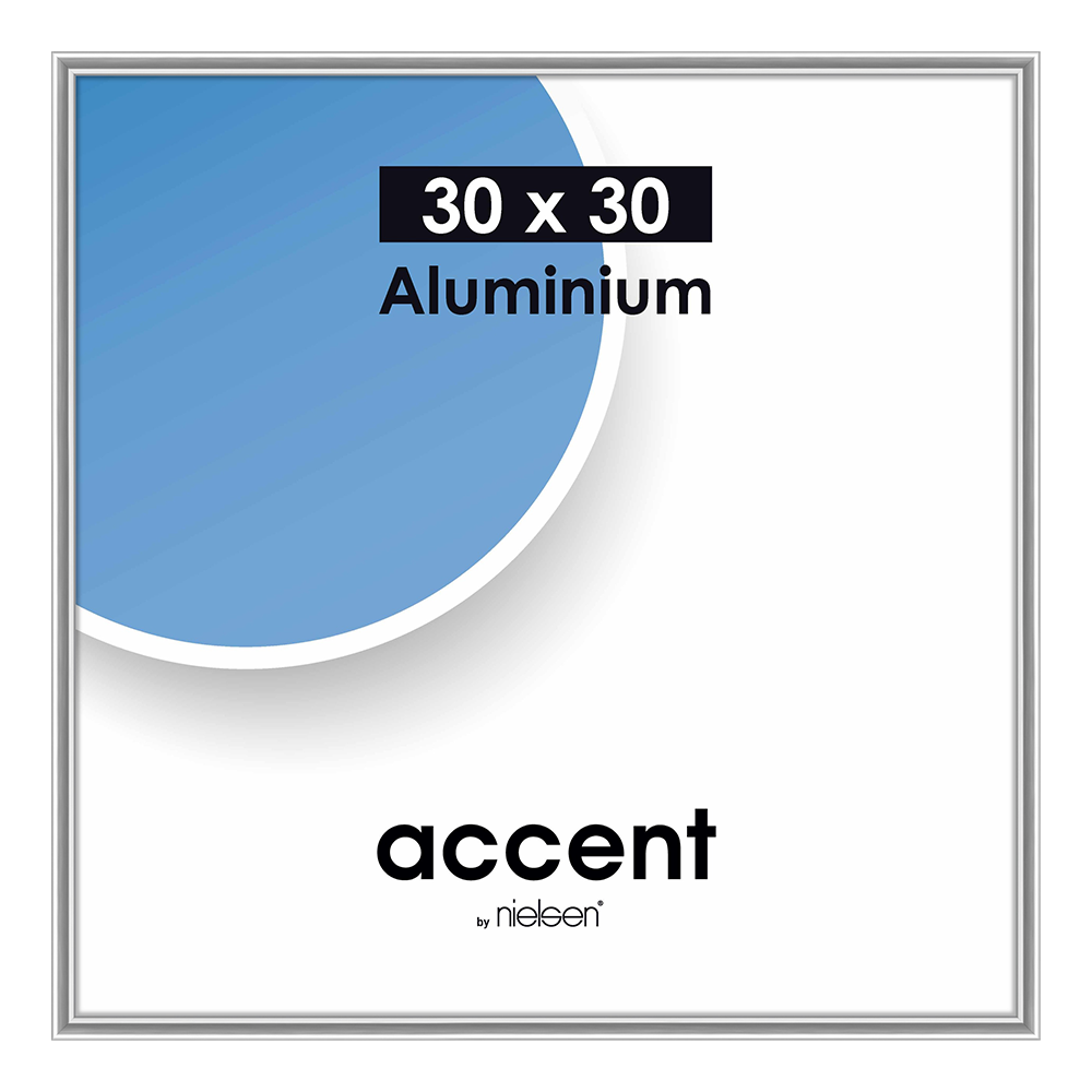 Nielsen Cadre Photo 54123 Accent Argent Brillant 30x30 cm