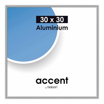 Nielsen Cadre Photo 54123 Accent Argent Brillant 30x30 cm