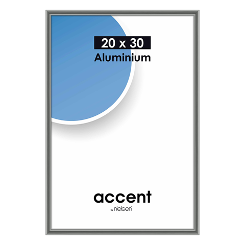 Nielsen Cadre Photo 53525 Accent Gris Acier 20x30 cm