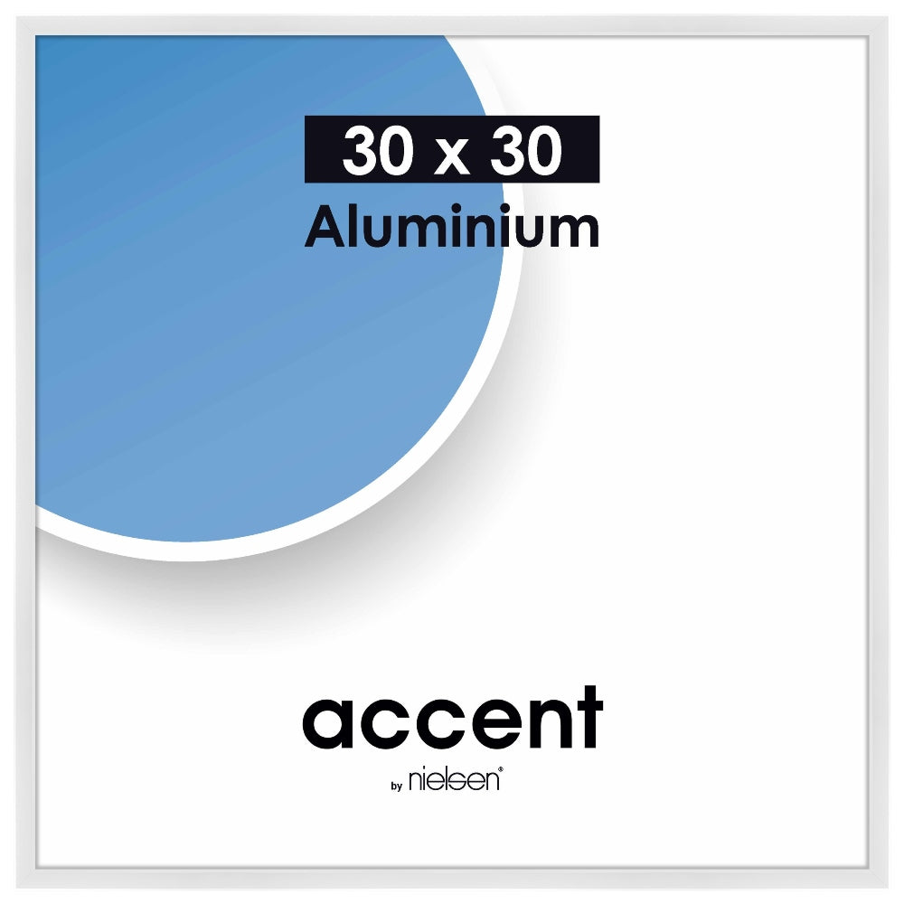 Nielsen Cadre Photo 54139 Accent Blanc Brillant 30x30 cm