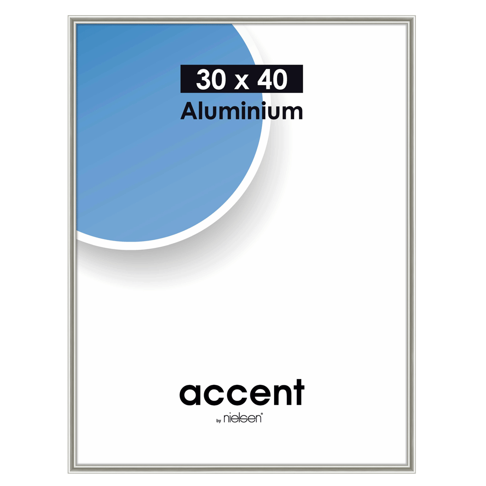 Nielsen Cadre Photo 52431 Accent Pearl Mercury 30x40 cm