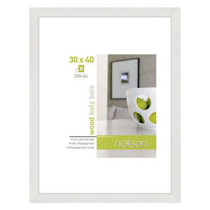 Nielsen Cadre Photo 8988017 Apollon Blanc 30x40 / 21x29,7 cm