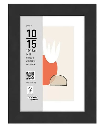 Nielsen Cadre Photo 3211201 Wood 19 Noir 10x15 cm