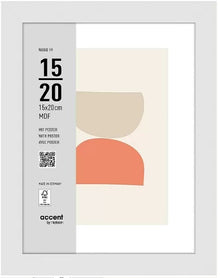 Nielsen Cadre Photo 3217202 Wood 19 Blanc 15x20 cm