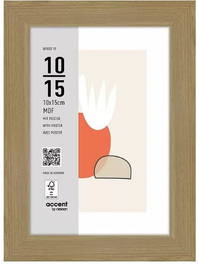 Nielsen Cadre Photo 3211204 Wood 19 Naturel 10x15 cm