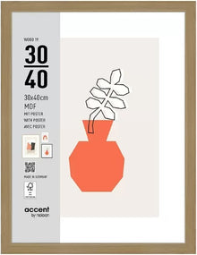 Nielsen Cadre Photo 3230204 Wood 19 Naturel 30x40 cm
