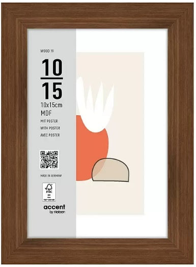 Nielsen Cadre Photo 3211205 Wood 19 Noyer 10x15 cm