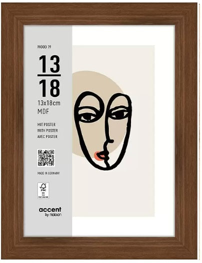 Nielsen Cadre Photo 3232205 Wood 19 Noyer 13x18 cm