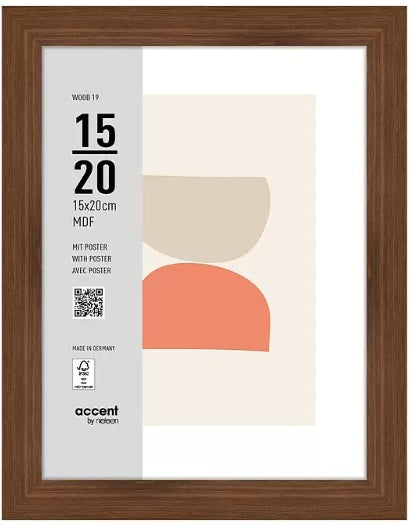 Nielsen Cadre Photo 3217205 Wood 19 Noyer 15x20 cm