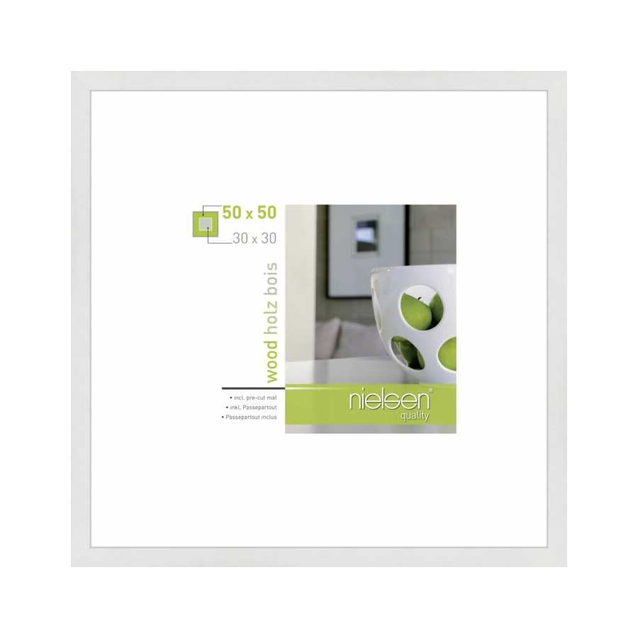 Nielsen Cadre Photo 8988054 Apollon Blanc 50x50 / 30x30 cm