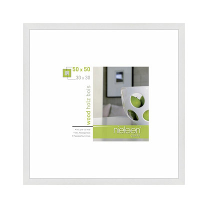 Nielsen Cadre Photo 8988054 Apollon Blanc 50x50 / 30x30 cm