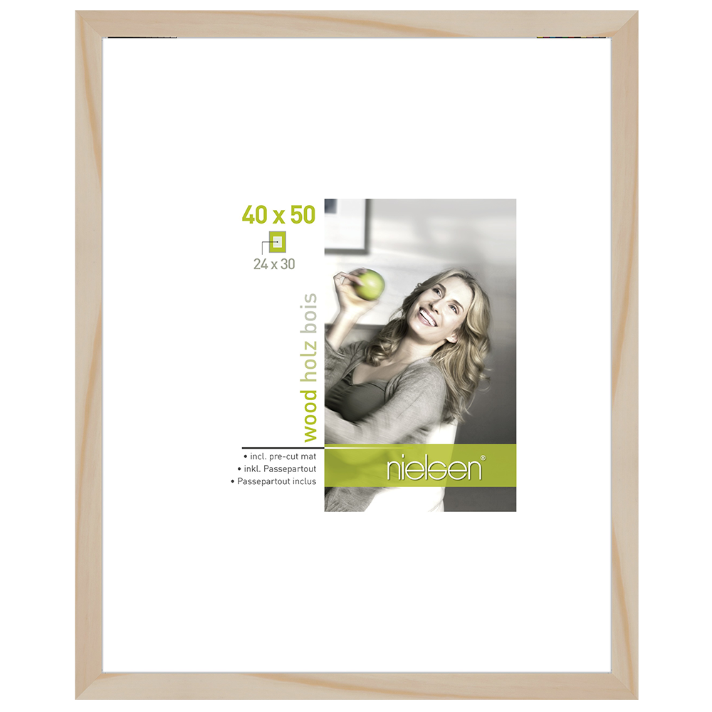 Nielsen Cadre Photo 8988023 Apollon Naturel 40x50 / 24x30 cm