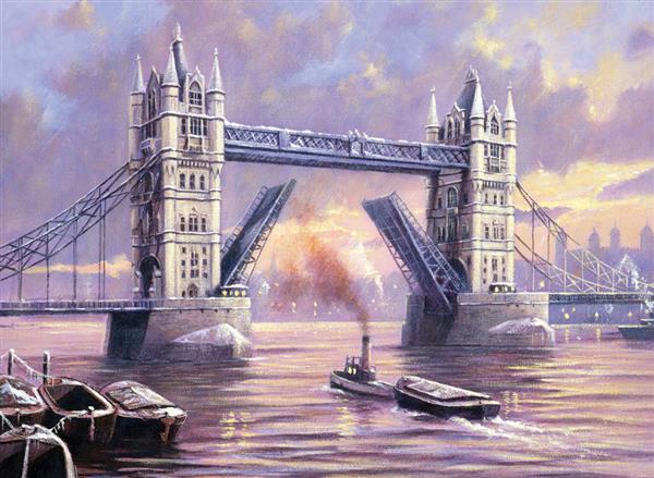 R&L Adult Large A3 Peinture par numéros - Tower Bridge