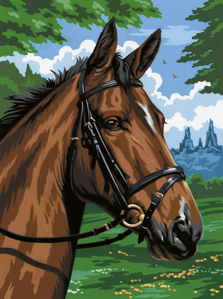 R&L Artist Canvas A4 Peinture par numéros - Thoroughbred