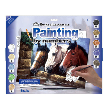 R&L Junior Large A3 Peinture par numéros - Three of a Kind