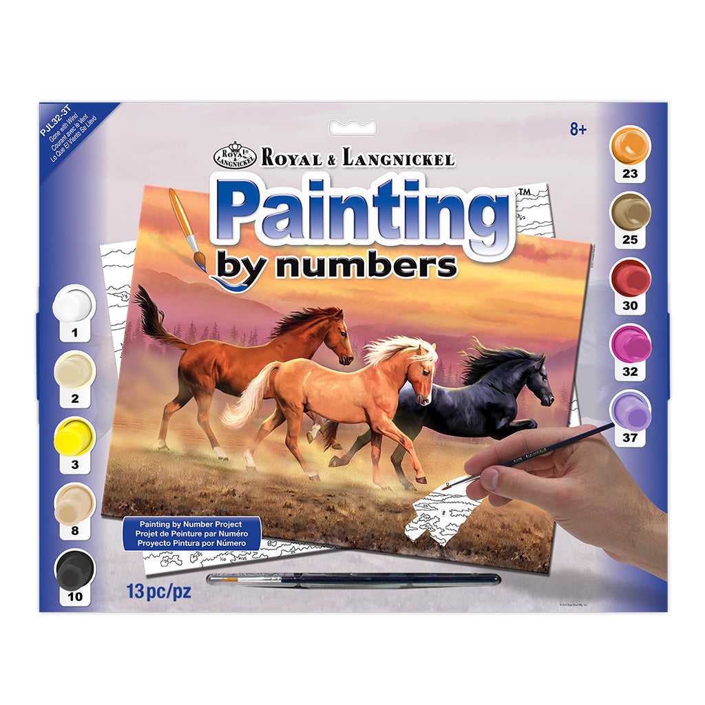 R&L Junior Large A3 Peinture par numéros - Gone With Wind