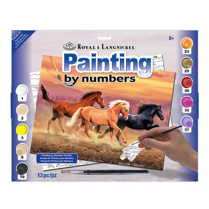 R&L Junior Large A3 Peinture par numéros - Gone With Wind