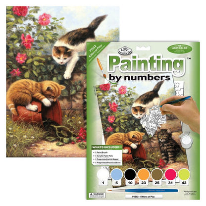R&L Junior Small A4 Peinture par numéros - Kittens at Play