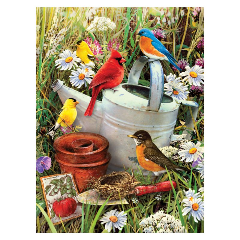 R&L Junior Small A4 Peinture par numéros - Garden Birds