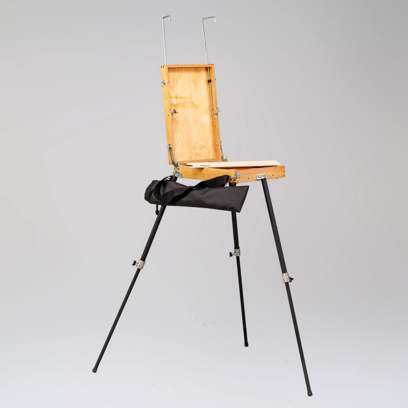 Tart Pochade Box Easel - Pieds pliants - naturel - hauteur max. de toile 680 mm