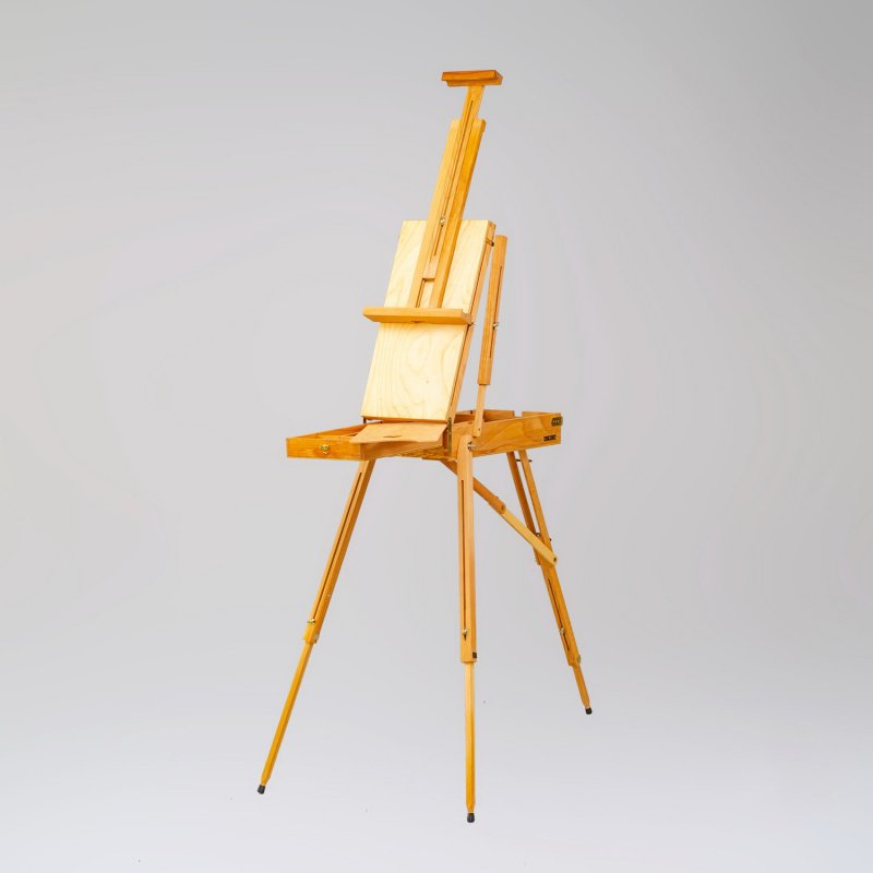 Tart Pochade Box Easel - Avec tiroir et pieds en bois - hauteur max. de toile 860 mm