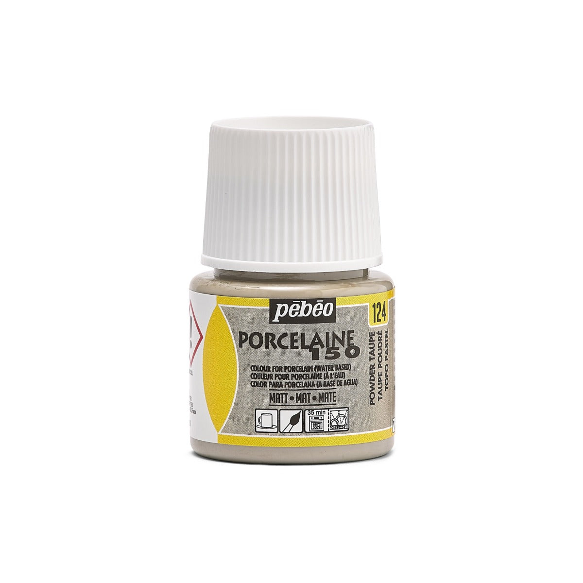 Pebeo Porcelaine 150 Peinture porcelaine 45 ml - 124 - Pasteltaupe