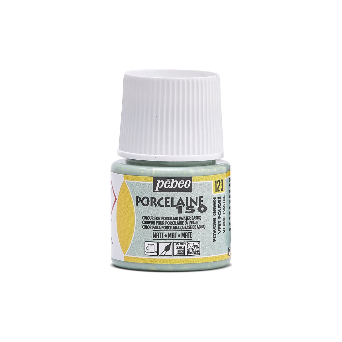 Pebeo Porcelaine 150 Peinture porcelaine 45 ml - 123 - Pastelgroen
