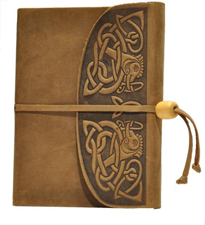Calve's Leather Sketchbook - 16,5 x 12 cm - Celtic Snake
