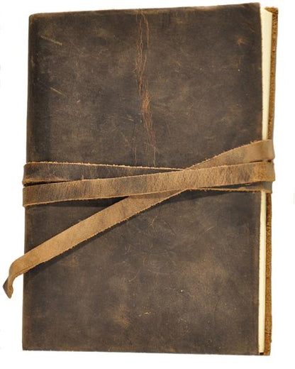 Calve's Leather Sketchbook - 16,5 x 12 cm - Brun naturel clair