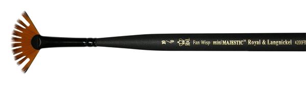 Royal & Langnickel Mini Majestic Detailpenselen - 3 Pack - Pinceau éventail # 10/0