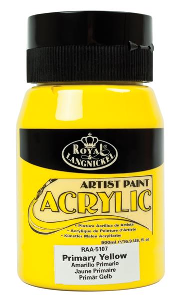 R&L Essentials Acrylics 500 ml - Jaune primaire