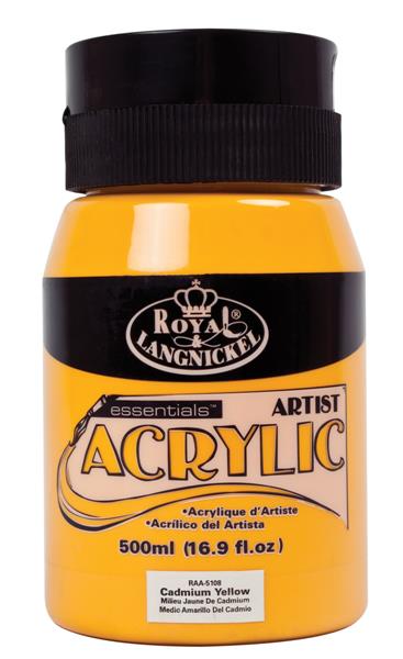 R&L Essentials Acrylics 500 ml - Cadmium Yellow