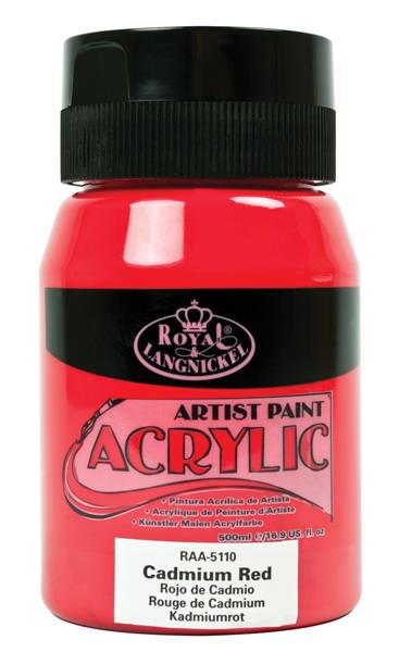 R&L Essentials Acrylics 500 ml - Cadmium Red
