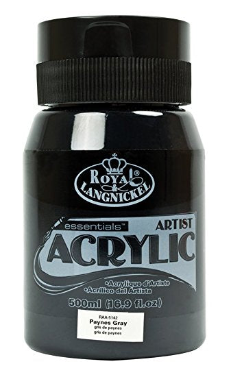 R&L Essentials Acrylics 500 ml - Paynes Gray