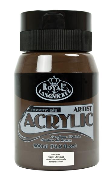 R&L Essentials Acrylics 500 ml - Raw Umber