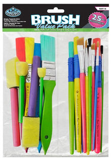Royal & Langnickel Craft Value Brush Pack - 25 pièces