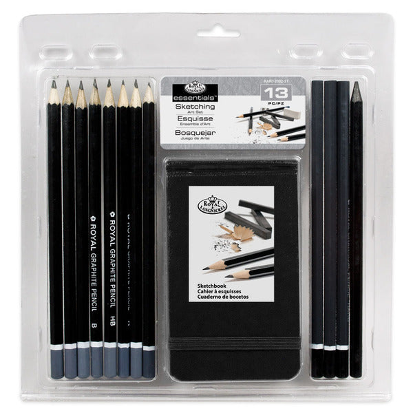 Royal & Langnickel Crayons de croquis avec carnet - 13 Pack