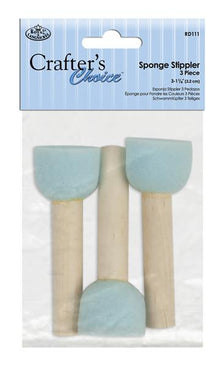 Royal & Langnickel Sponge Stippler Sets - Medium 1 1/4 inch - 3 pack