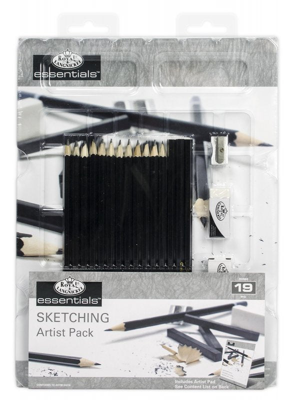 Royal & Langnickel Essentials Sketching Artist Set - 19 Pack