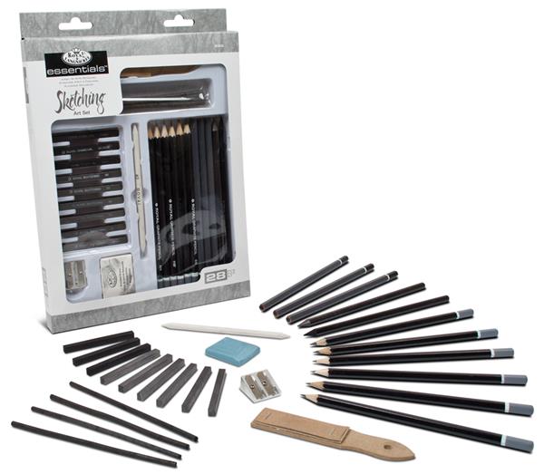 R&L Sketching Pencil Art Set RD 832 - 28 Pack