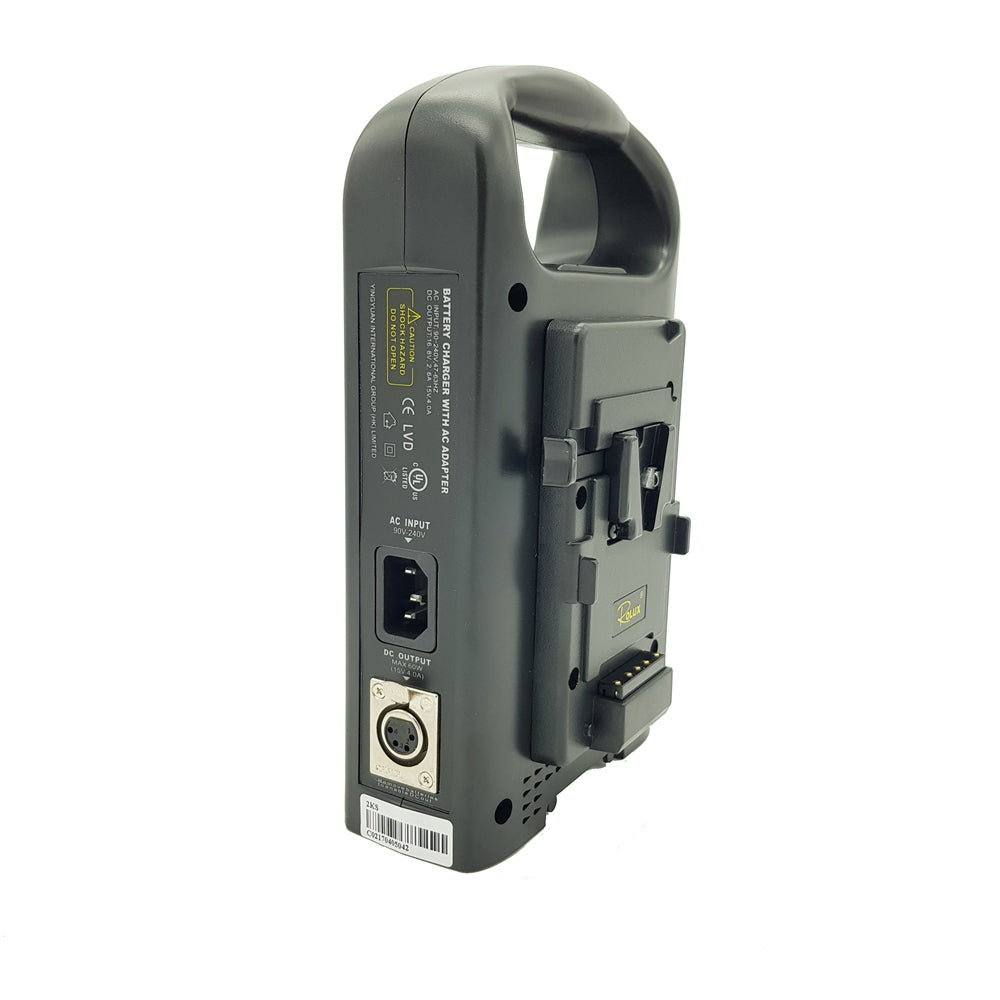 Rolux Chargeur Double Batterie RL-2KS pour Batterie V-Mount — 2