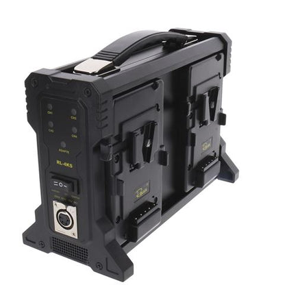 Rolux Chargeur de Batterie RL-4KS pour 4 x Batterie V-Mount — 3