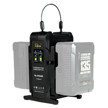 Rolux Chargeur Double Rapide RL-CH240S pour Batterie V-Mount