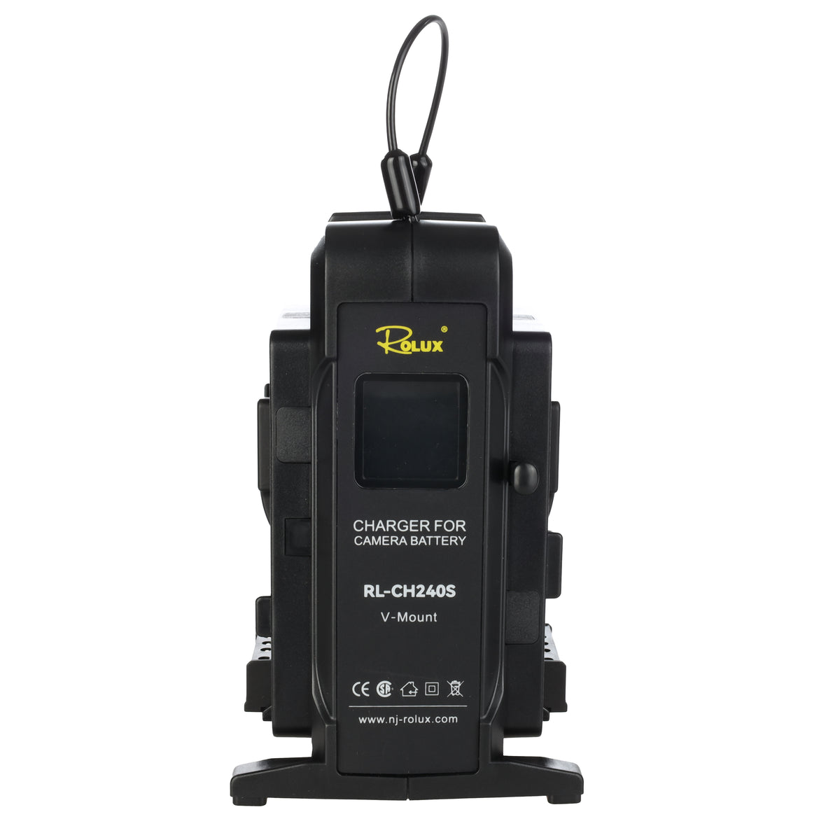 Rolux Chargeur Double Rapide RL-CH240S pour Batterie V-Mount — 3